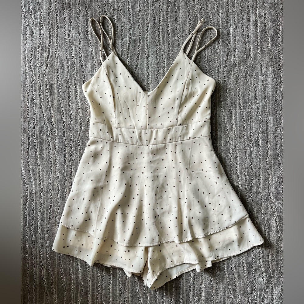 Altar’d State Off-White Star Romper